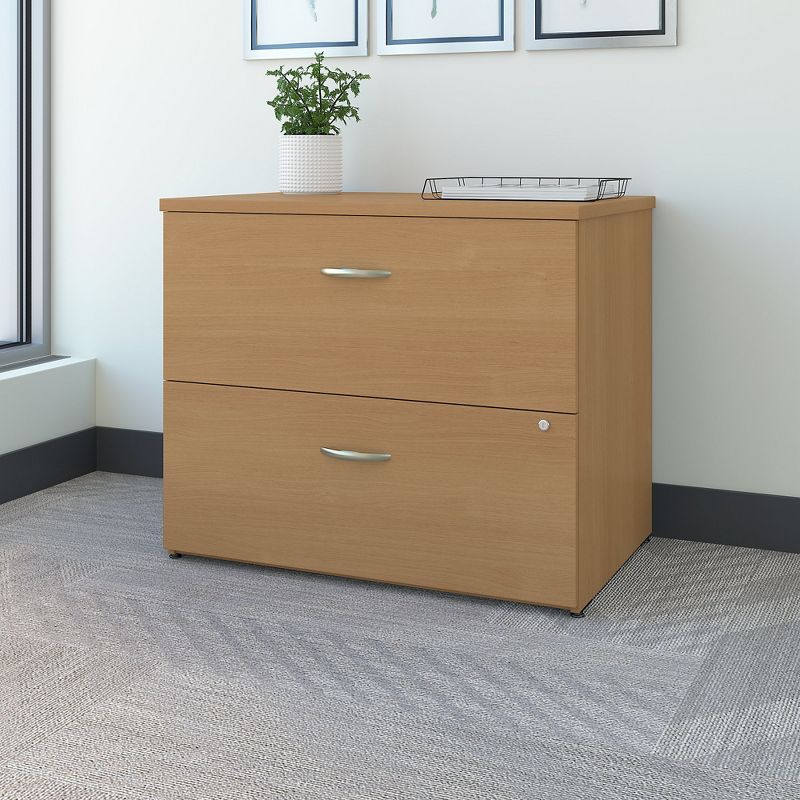 Bush Series C Light Oak 36W 2-Drawer Lateral File - Assembled WC60354CSU