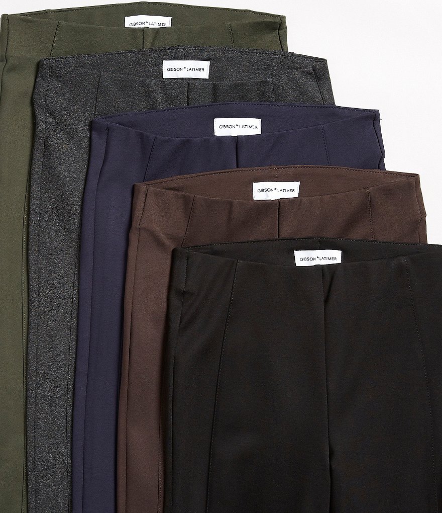 Gibson & Latimer High Rise Seamed Front Pull-On Ponte Leggings