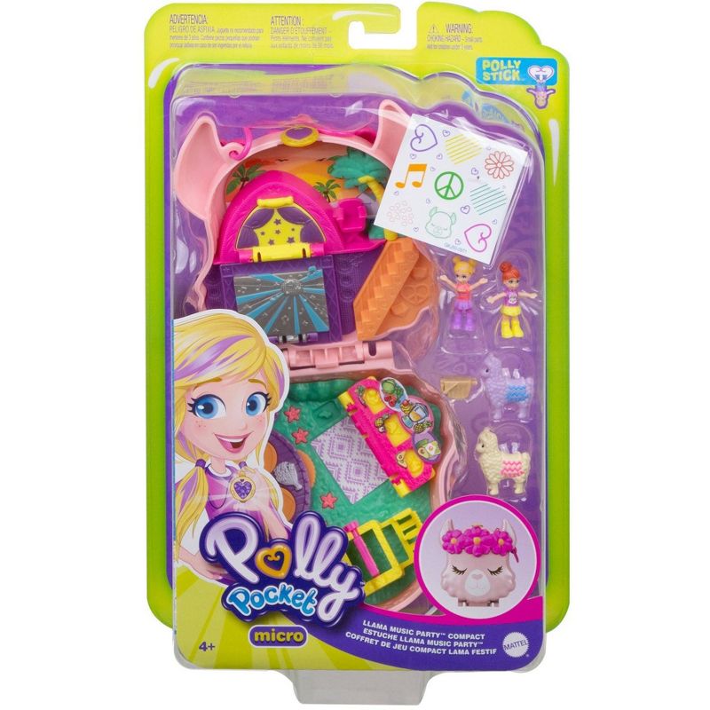 Polly Pocket Micro Llama Music Party Compact Playset