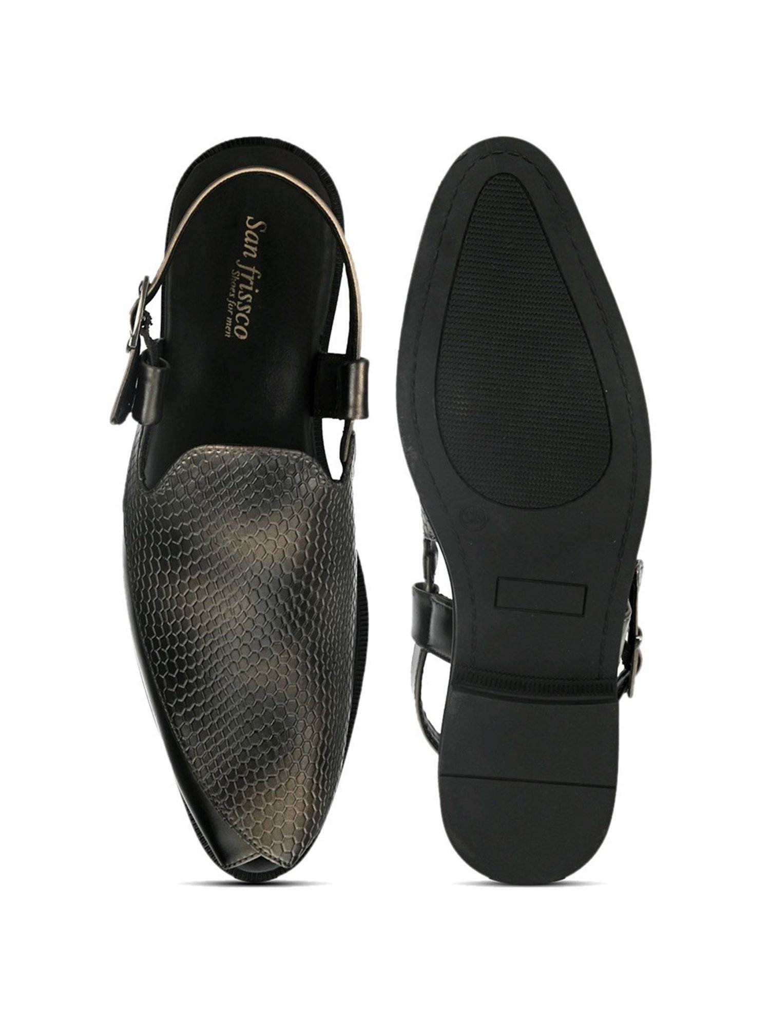 San Frissco Men's Golden Back Strap Sandals