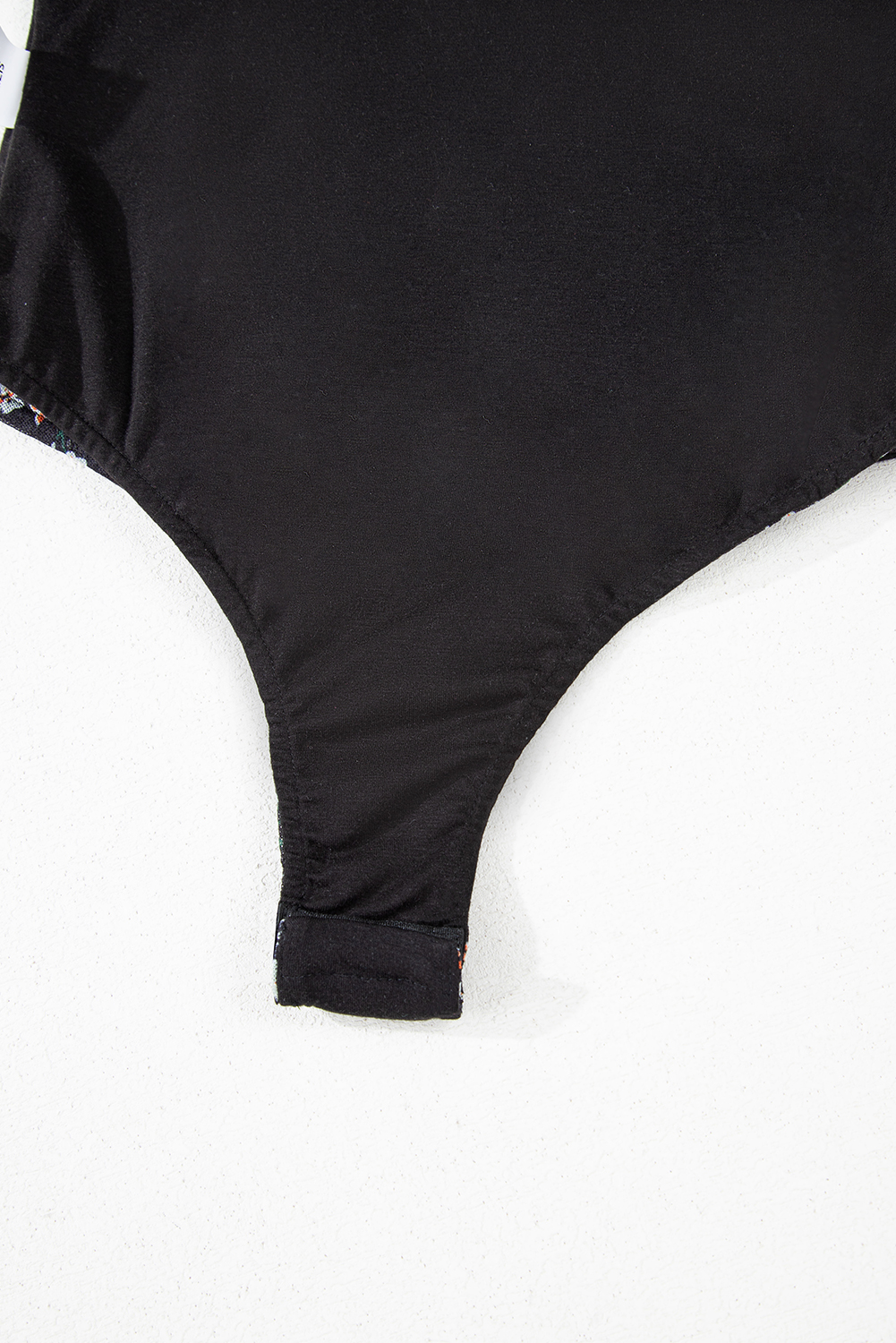 Rose Red Rhinestone Mesh Long Sleeve Bodysuit