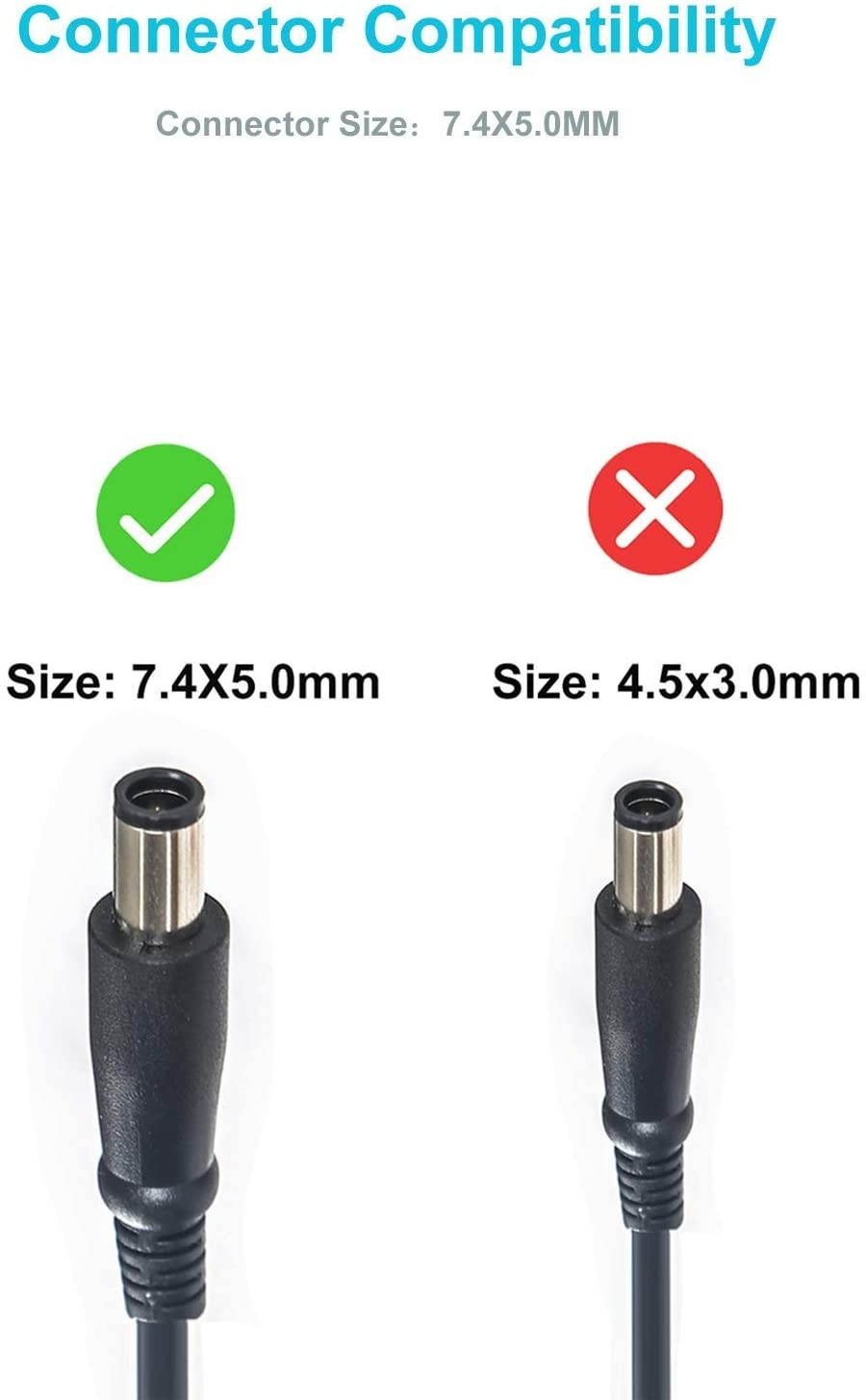 90W Charger Fit for Dell Latitude 14 Rugged 5424 Notebook P85G P85G001 AC Adapter Power Supply Cord