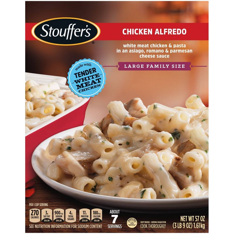Stouffer's Family Size Frozen Chicken Alfredo Pasta Meal - 57oz