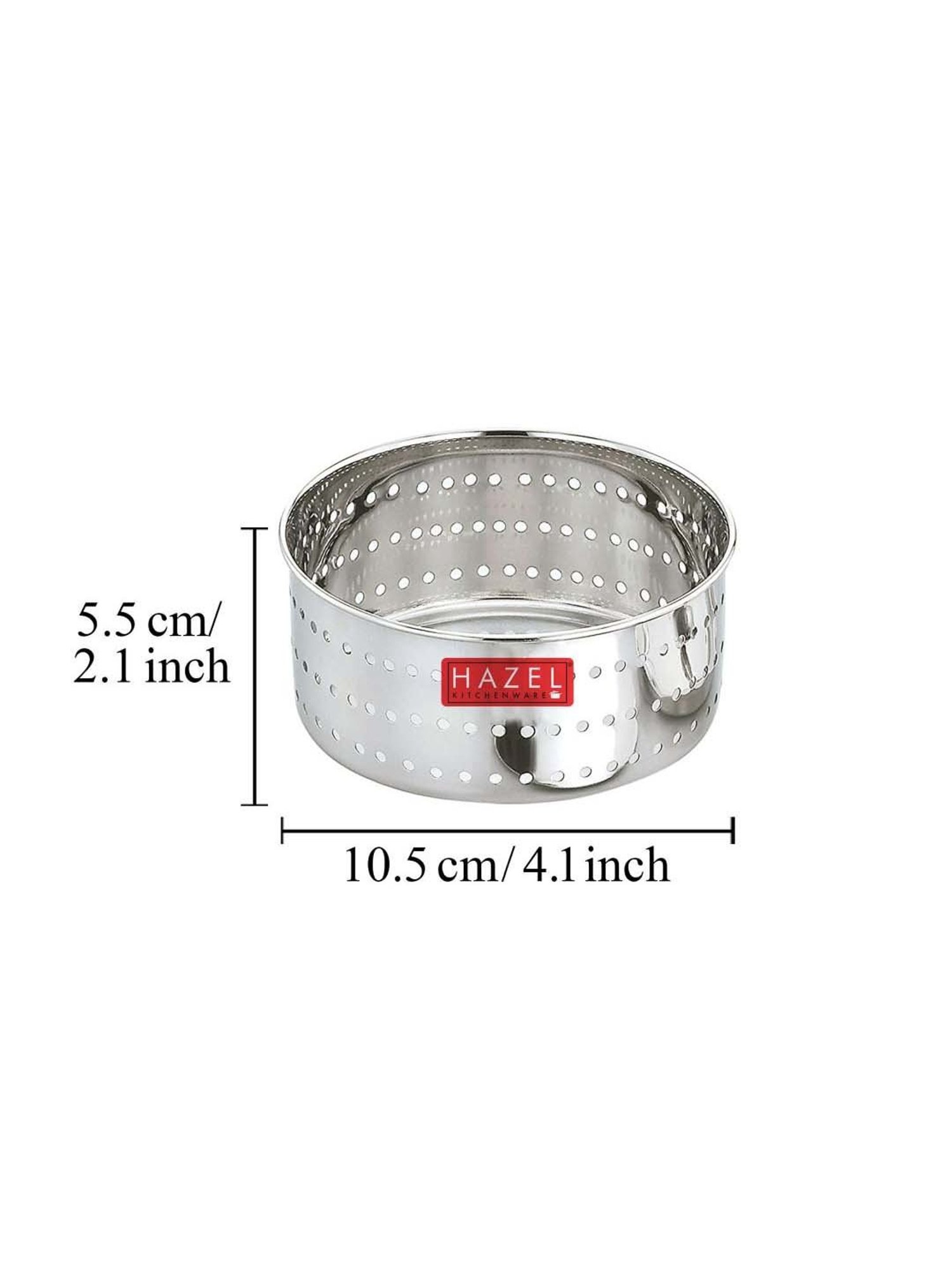 HAZEL Silver Stainless Steel Paneer Maker Container