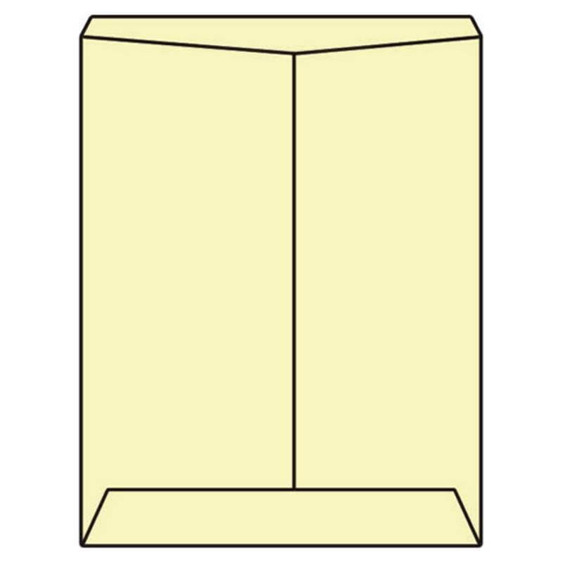 Open End Job Ticket Envelopes, 9-1/2" x 12", 100#, Manila Tag, Smooth Finish, Center Seam, 1/4" Extension (Box of 250)