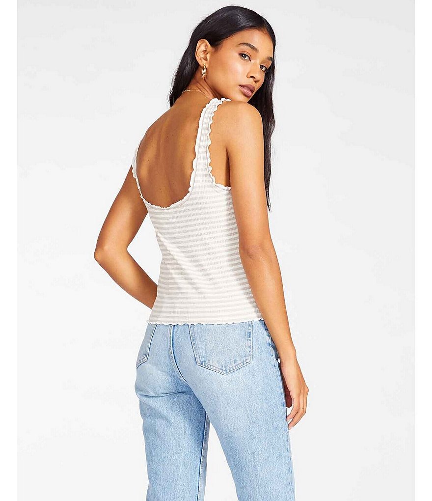 BB Dakota by Steve Madden Sunday Jersey Stripe Knit Tank Top