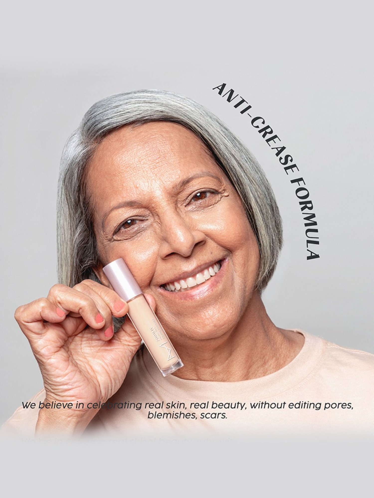 House of Makeup Zoom In Crease-Free Creamy Concealer LM01-Light-To-Medium Skin Tone - 6 ml