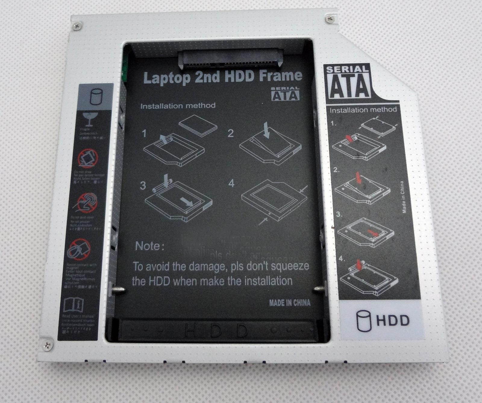 SATA 2nd Hard Drive HDD SSD Caddy For HP Pavilion 14 15 Swap UJ8E2 UJ8D2