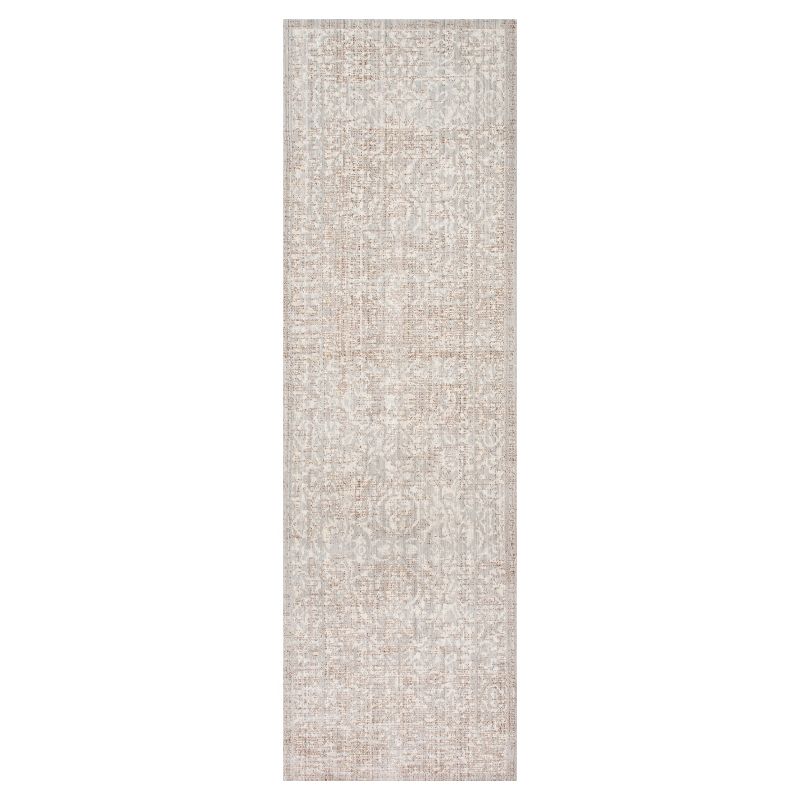 Sterling Gray Solid Loomed Runner - (2'6"x8') - nuLOOM