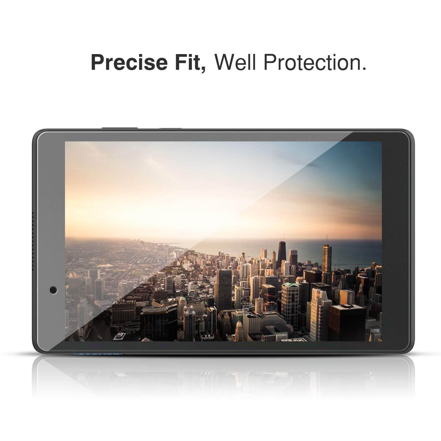 MoKo Screen Protector Replacement for Lenovo Tab E8, Anti-Scratch Bubble-Free Ultra Clear 9H Hardness Tempered Glass Film for Lenovo Tab E8 TB-8304F 2019 Tablet - Clear