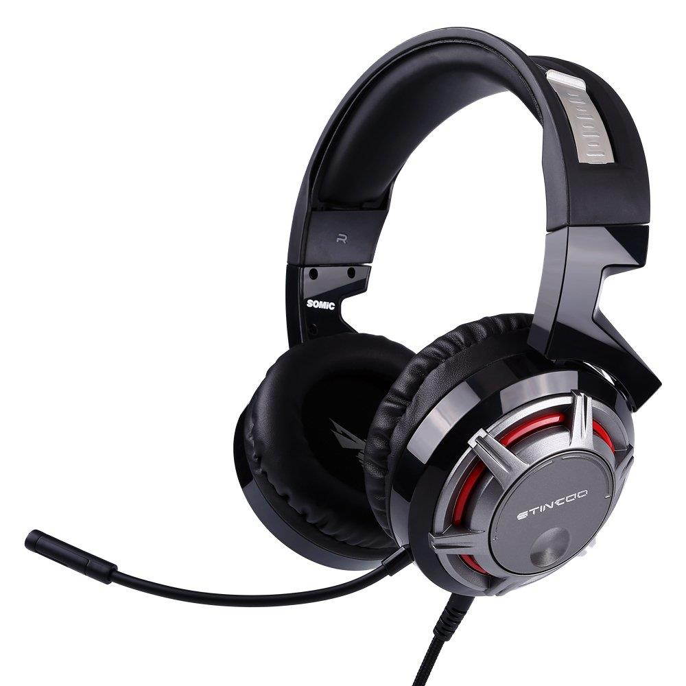 SOMIC G926S 3.5mm Stereo Gaming Headset for PC,Laptop,Phone,PS4,XboxOne Over Ear Wired Headphone with Mic, On Ear Volume Control