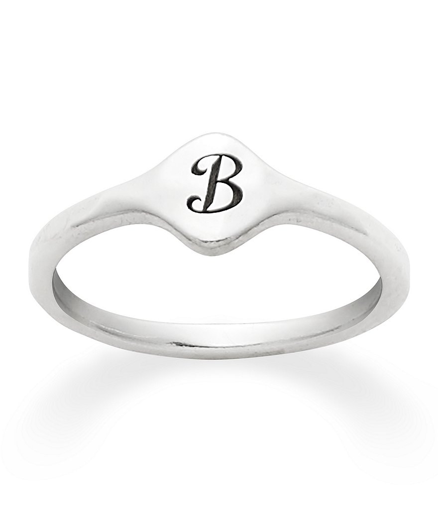 James Avery Petite Signet Initial Ring