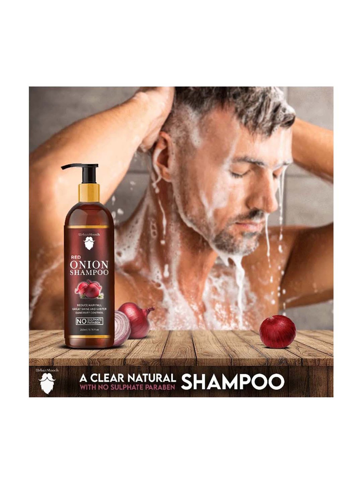 UrbanMooch Red Onion Hair Shampoo & Conditioner Set - 400 ml