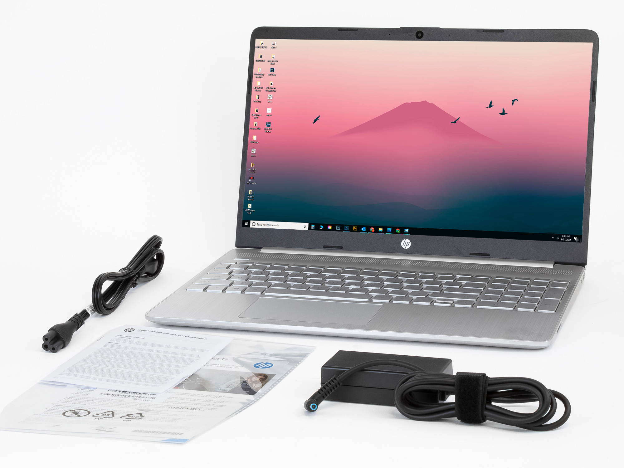 HP 15 Notebook, 15.6" HD Display, Intel Core i3-1005G1 Upto 3.4GHz, 8GB RAM, 128GB NVMe SSD, HDMI, Card Reader, Wi-Fi, Bluetooth, Windows 10 Pro