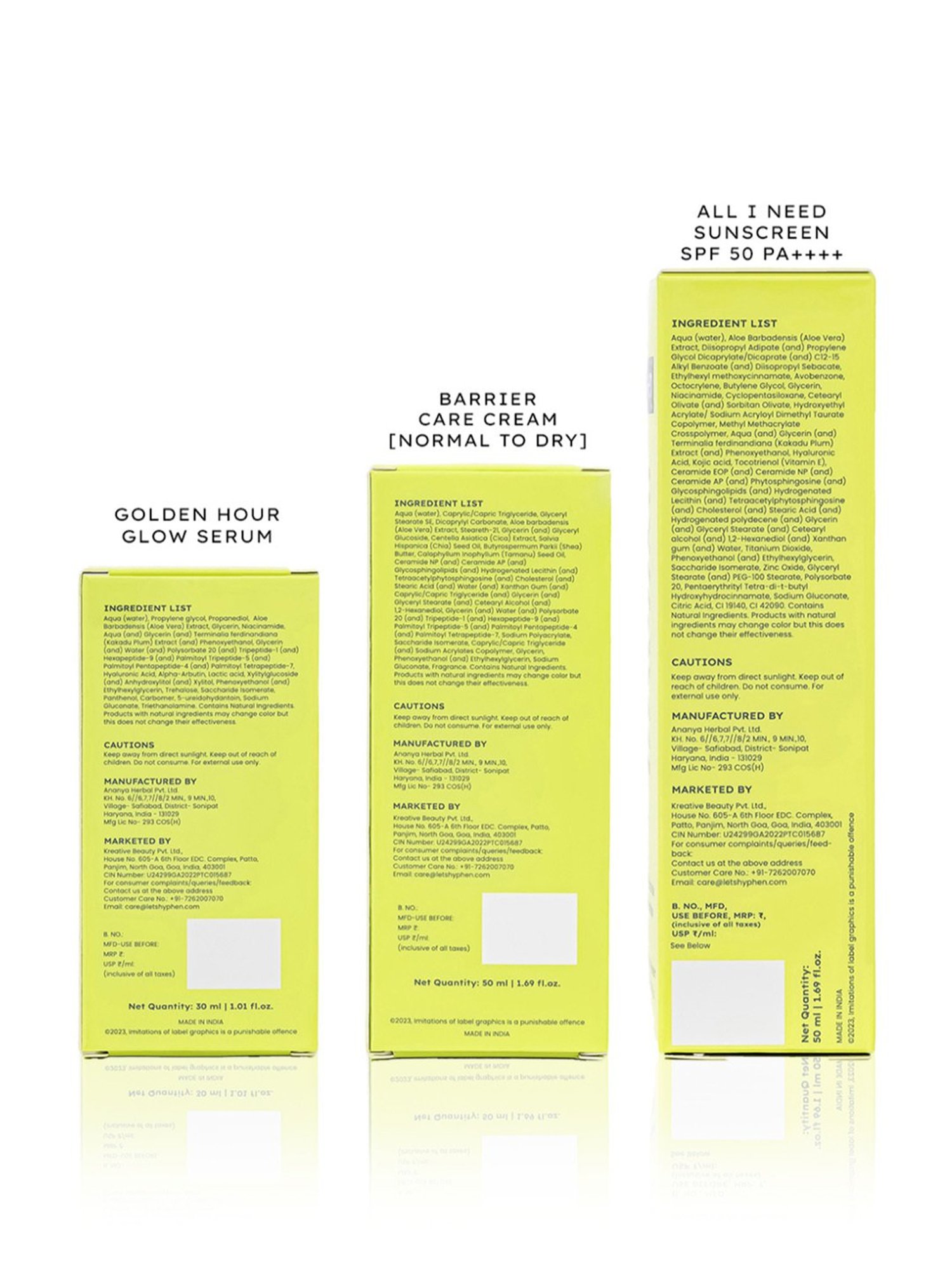 Hyphen Skincare Routine Set for Normal to Dry Skin