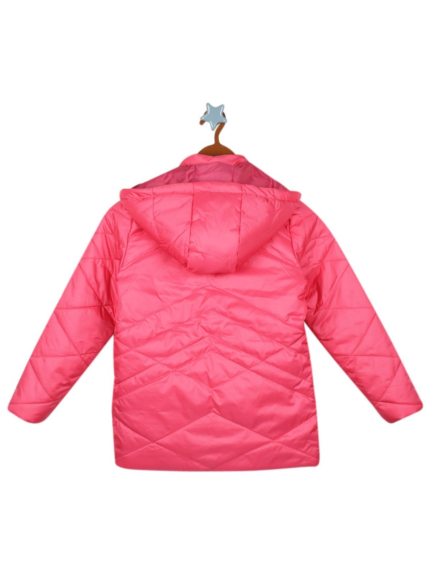 Elle Kids Black Self Pattern Jacket