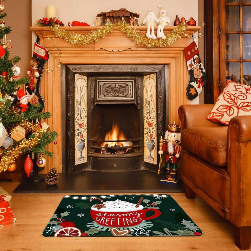 1'9"x2'7" Premium Comfort Seasons Greetings Anti - Fatigue Mat - Bungalow Flooring