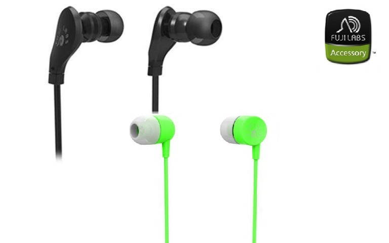 Fuji Labs AUFJ-SQNMS203 AUFJ-SQNMS101 Sonique 2-in-1 Headphones Bundle