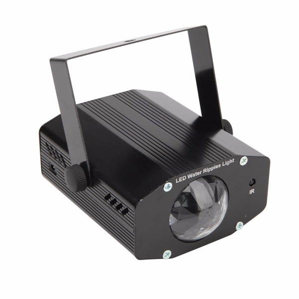 SOLMORE Remote Control RGB LED Stage Light Water Ripple Effect for Bar Halloween Christmas UK Plug