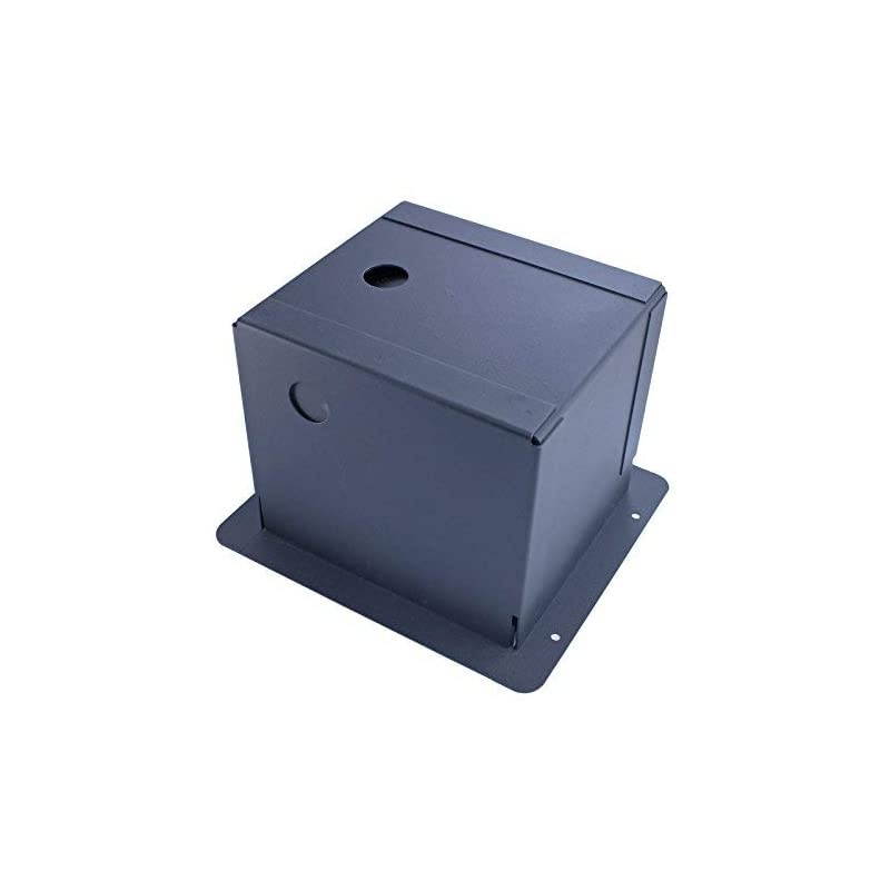 Pro Audio Recessed Stage in Floor Pocket Box Black