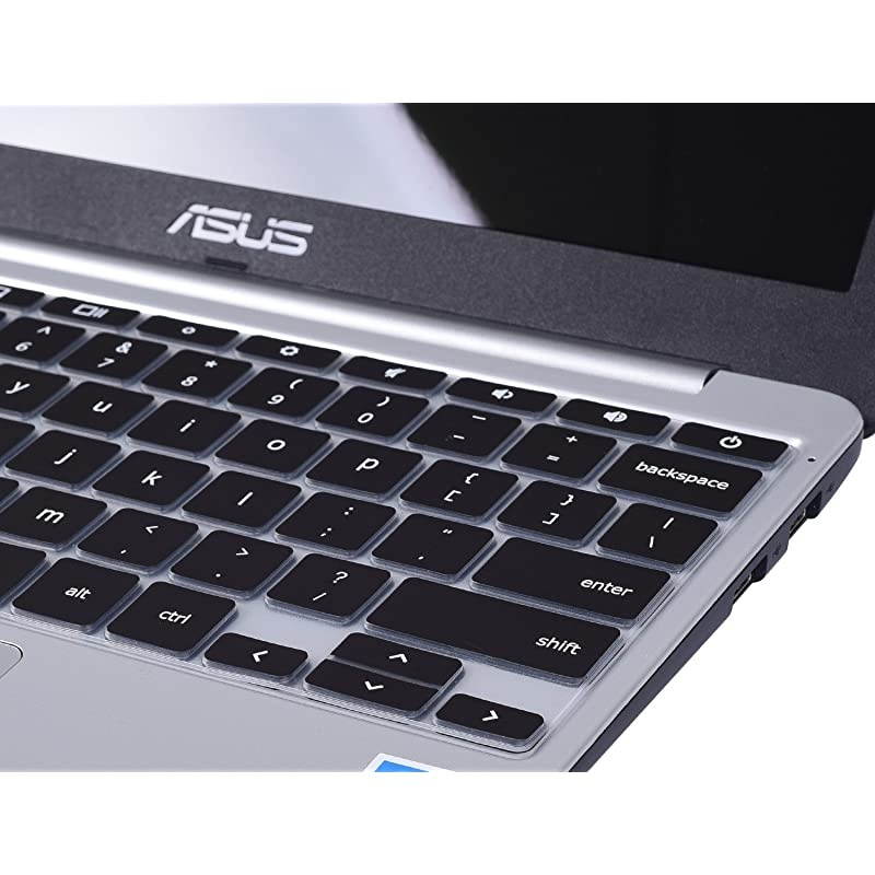 Keyboard Protector Cover Compatible ASUS ChromeBook C223NA C213SA C200 C200MA C201 C201PA C202SA 11.6-inch/ASUS ChromeBook 13 C300MA C300SA C301SA 13.3-inch ChromeBook Protective Skin, Clear