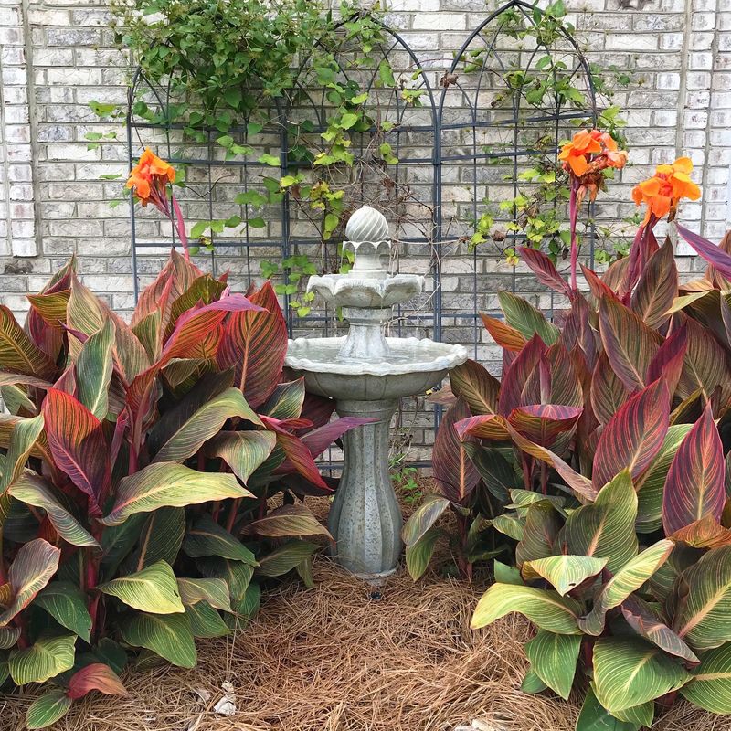 Chatsworth Two Tier Solar On Demand Fountain with Weathered Stone - Smart Solar