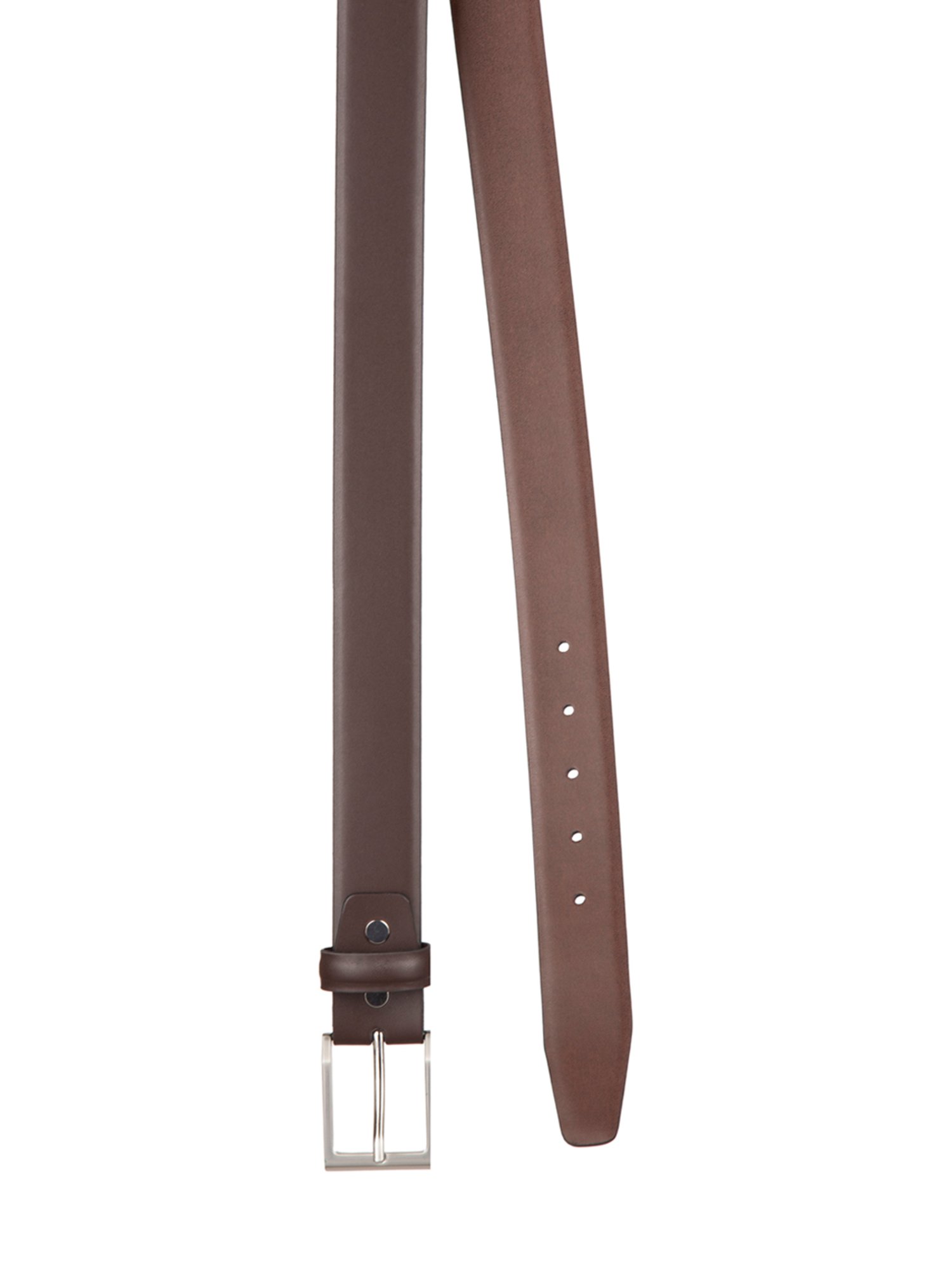 BULCHEE Brown Leather Formal Belt for Men