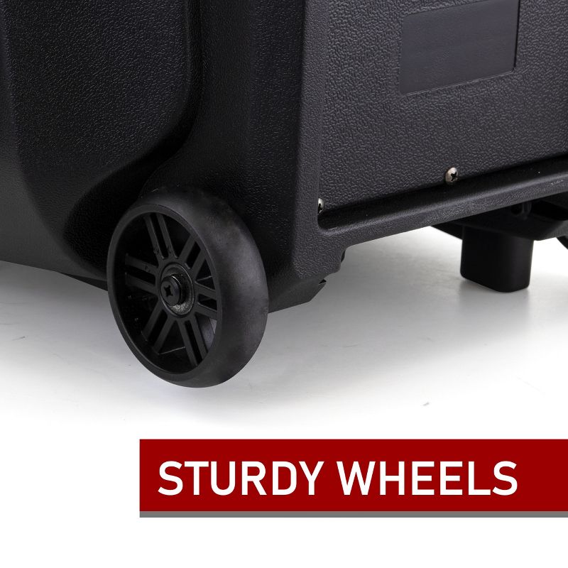 beFree Sound 15 Inch Bluetooth Rechargeable Party Speaker With Illuminating Lights