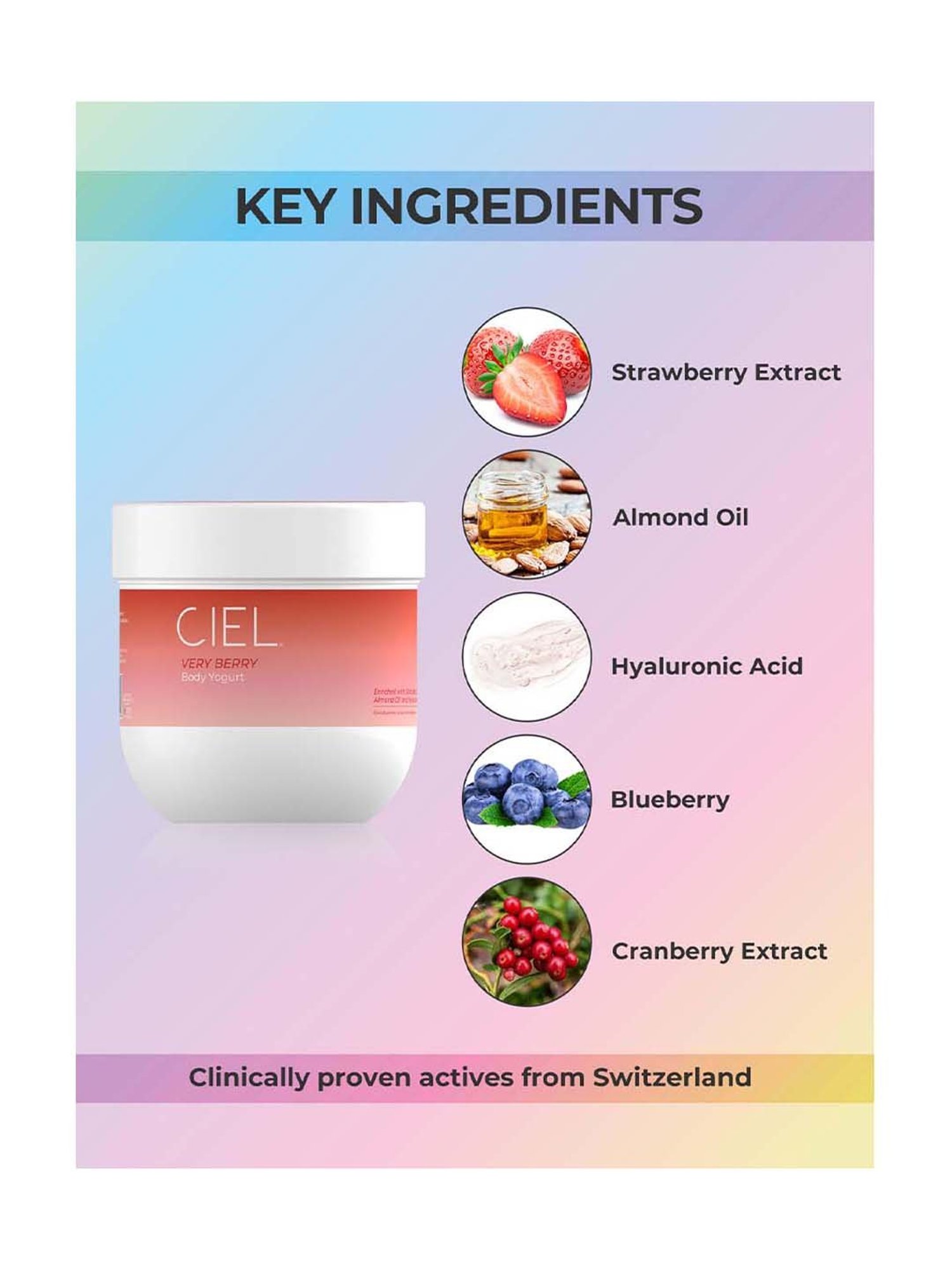 CIEL Body Yogurt (Very Berry) - 200 ml