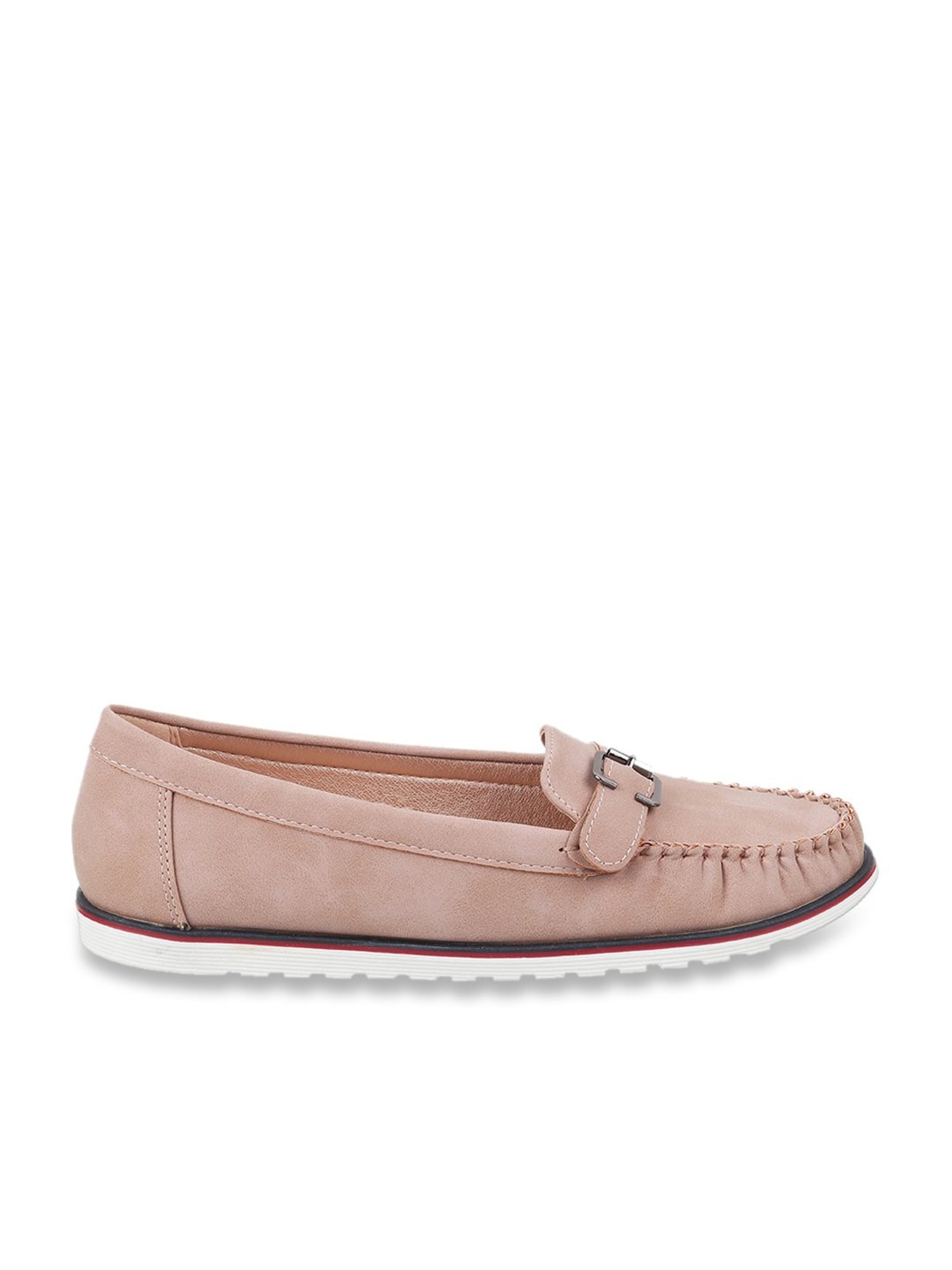 Metro Women's Peach Casual Loafers