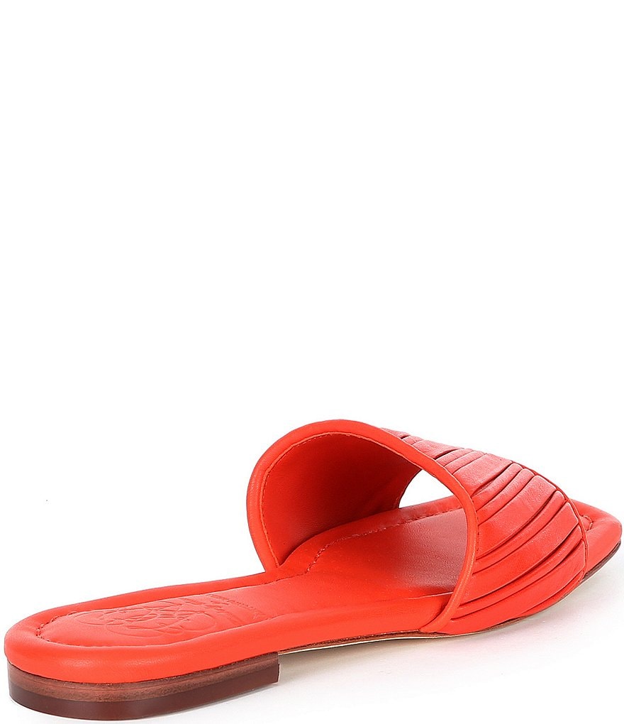 Antonio Melani x Kimberly Whitman Magnolia Pleated Leather Dress Flats