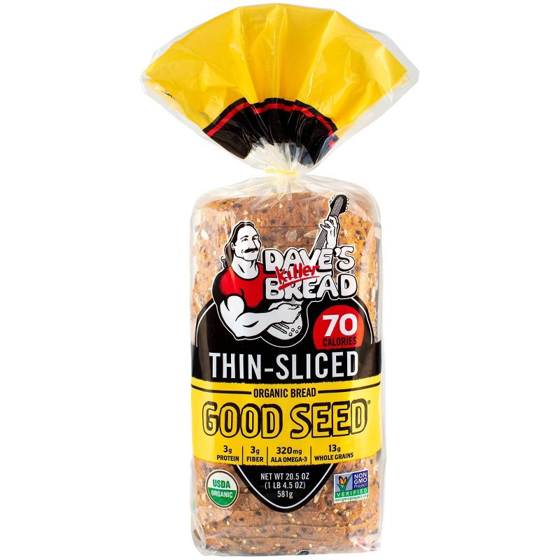 Dave's Killer Bread Organic Thin Sliced Good Seed Bread - 20.5oz