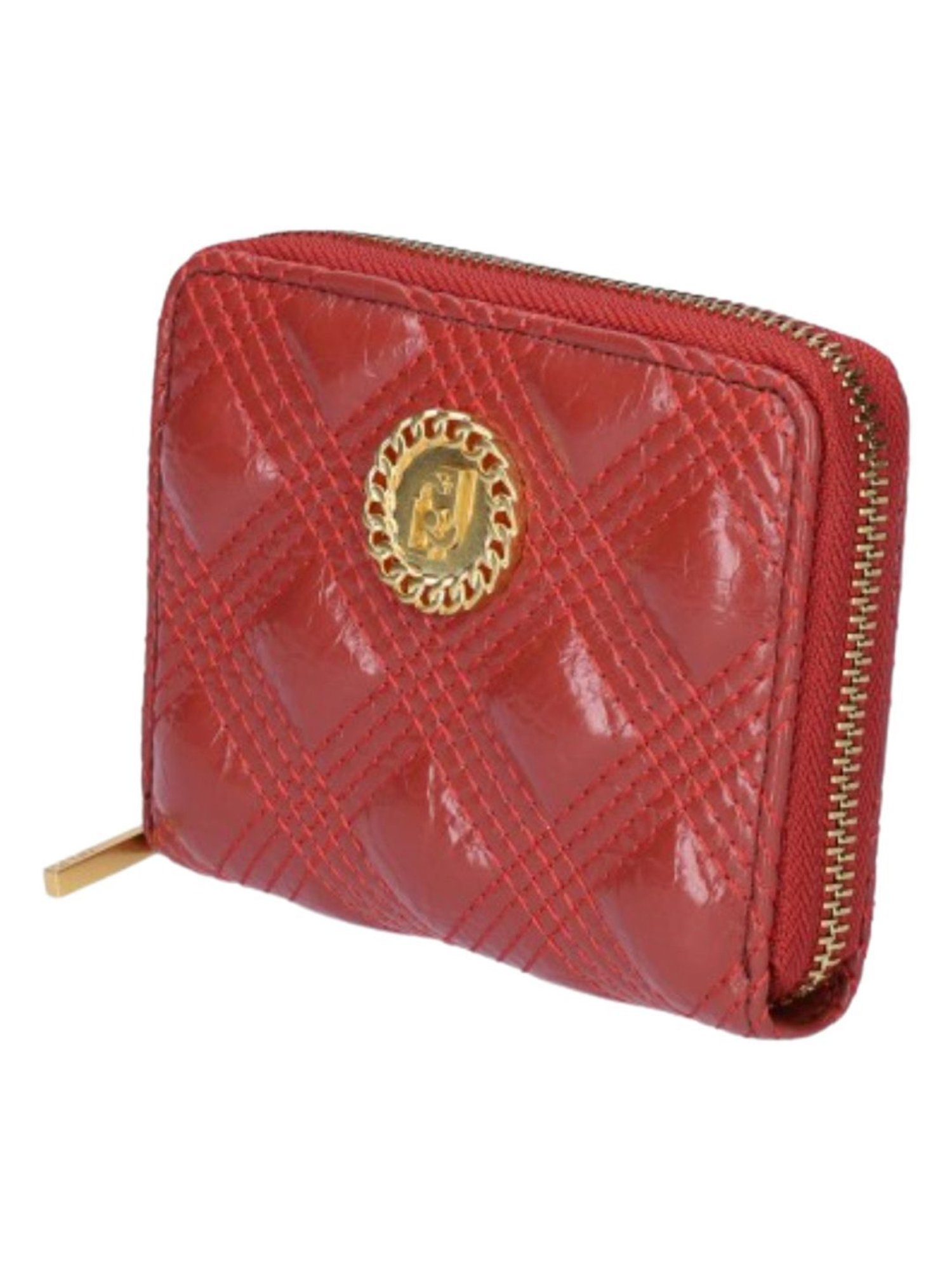 LIU JO Red Tea Textured Medium Wallet