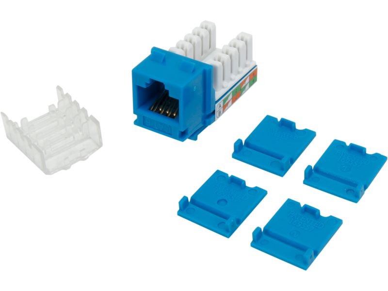 Micro Connectors CAT5 RJ45 Coupler F-F Straight