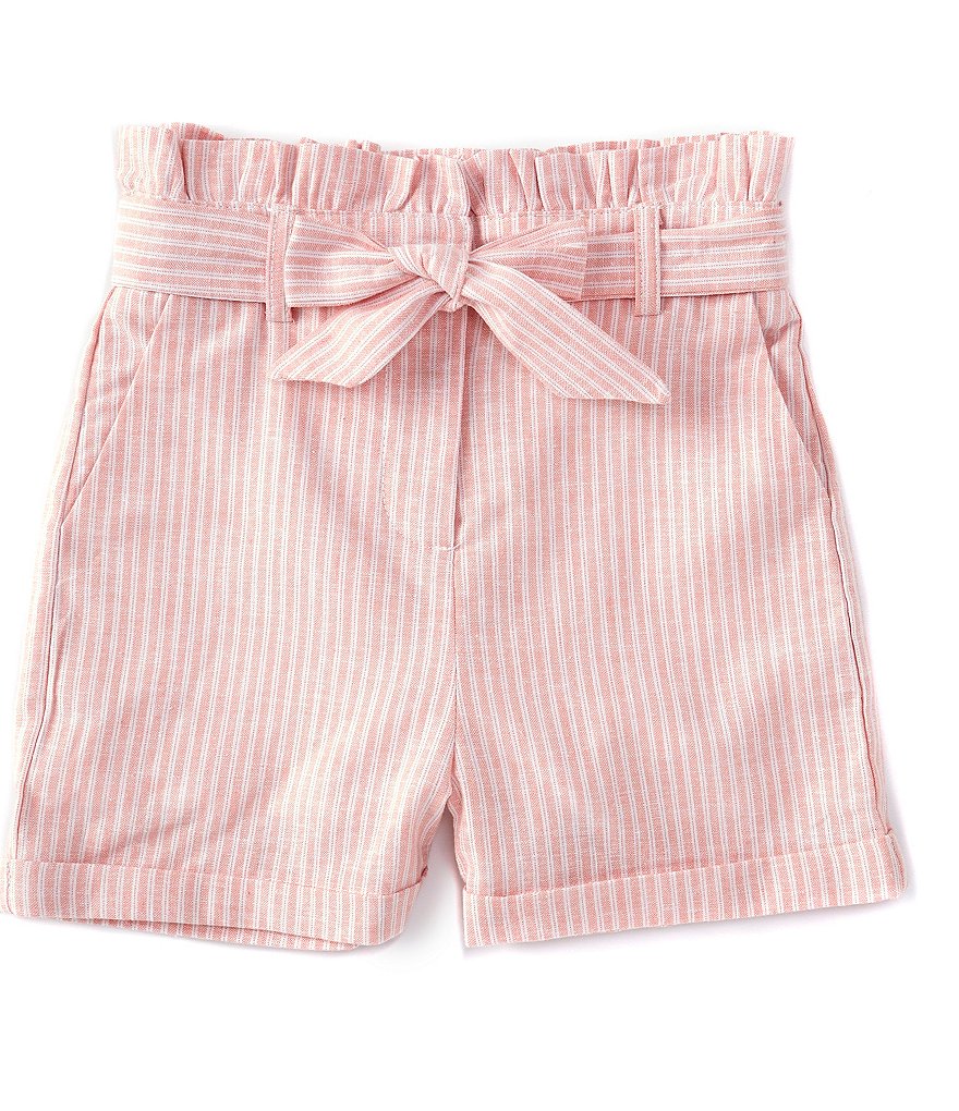 Hippie Girl Little Girls 4-6X Roll-Cuff Midi Denim Shorts