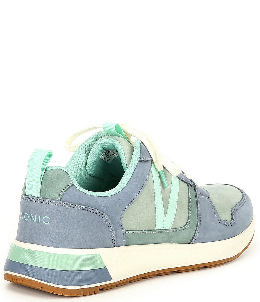 Vionic Rechelle Leather Lace-Up Sneakers