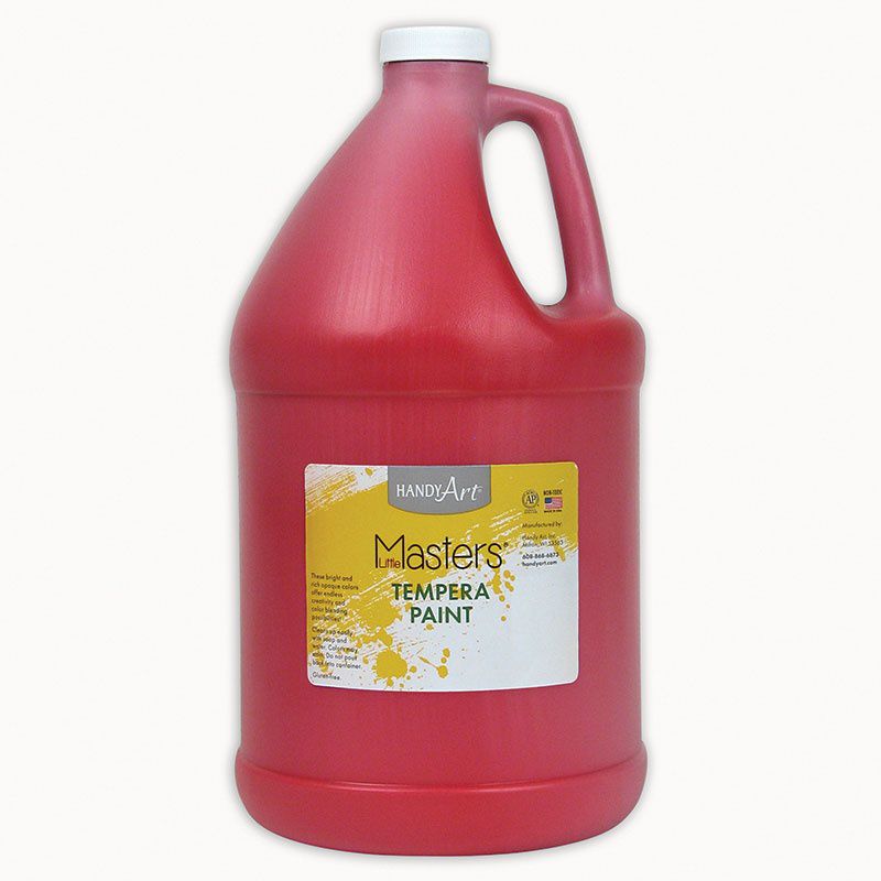 Tempera Paint L-Master, 1gal, Red HAN204720