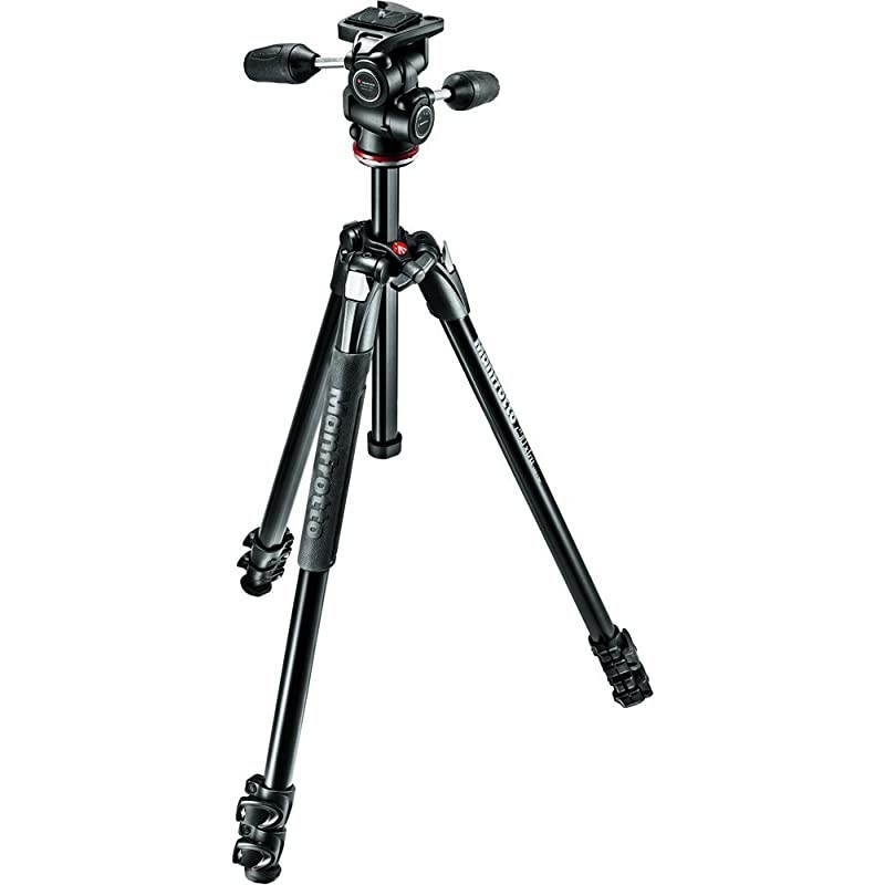 290 Xtra Aluminum 3Section Tripod Kit with 3Way Head MK290XTA33WUS
