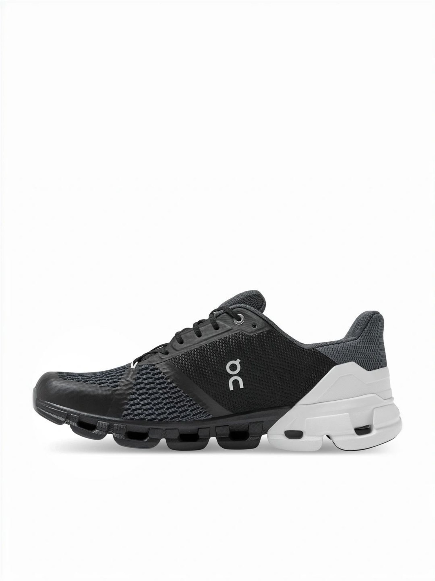 On Men's Cloudflyer 3 Black & White Running Shoes