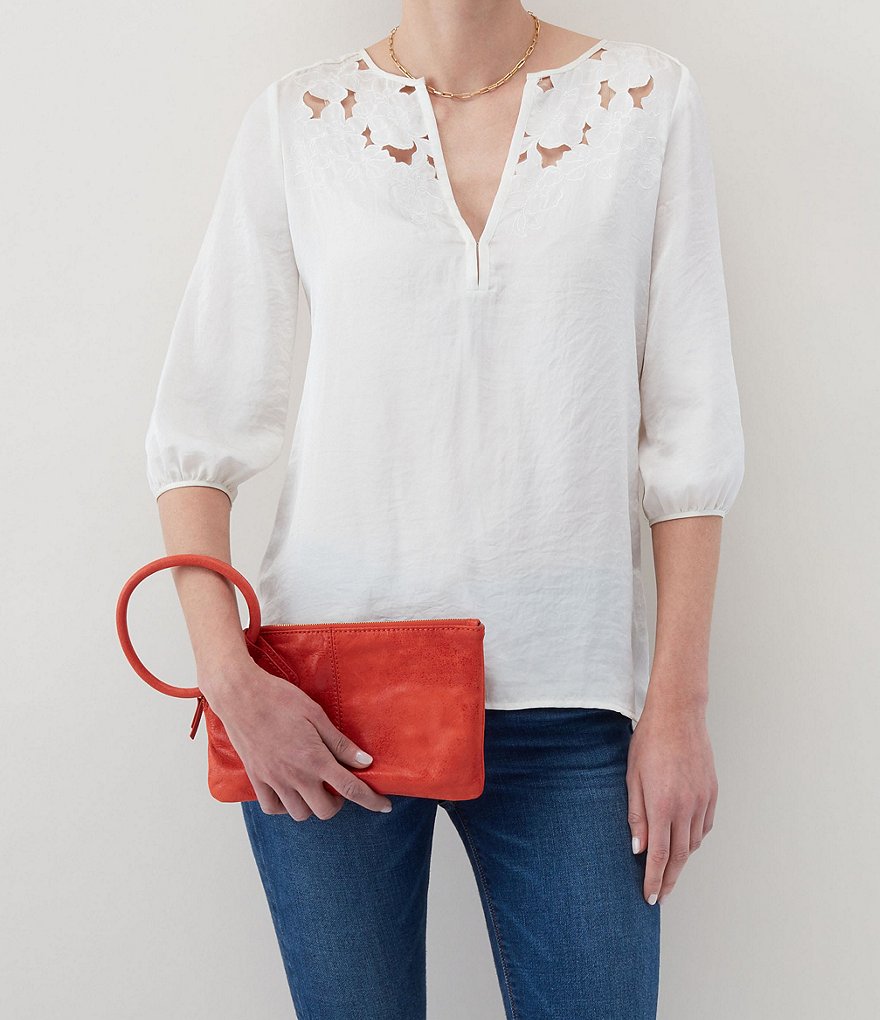 Michael Kors Zebra Signature Jet Set Double Zip Wristlet