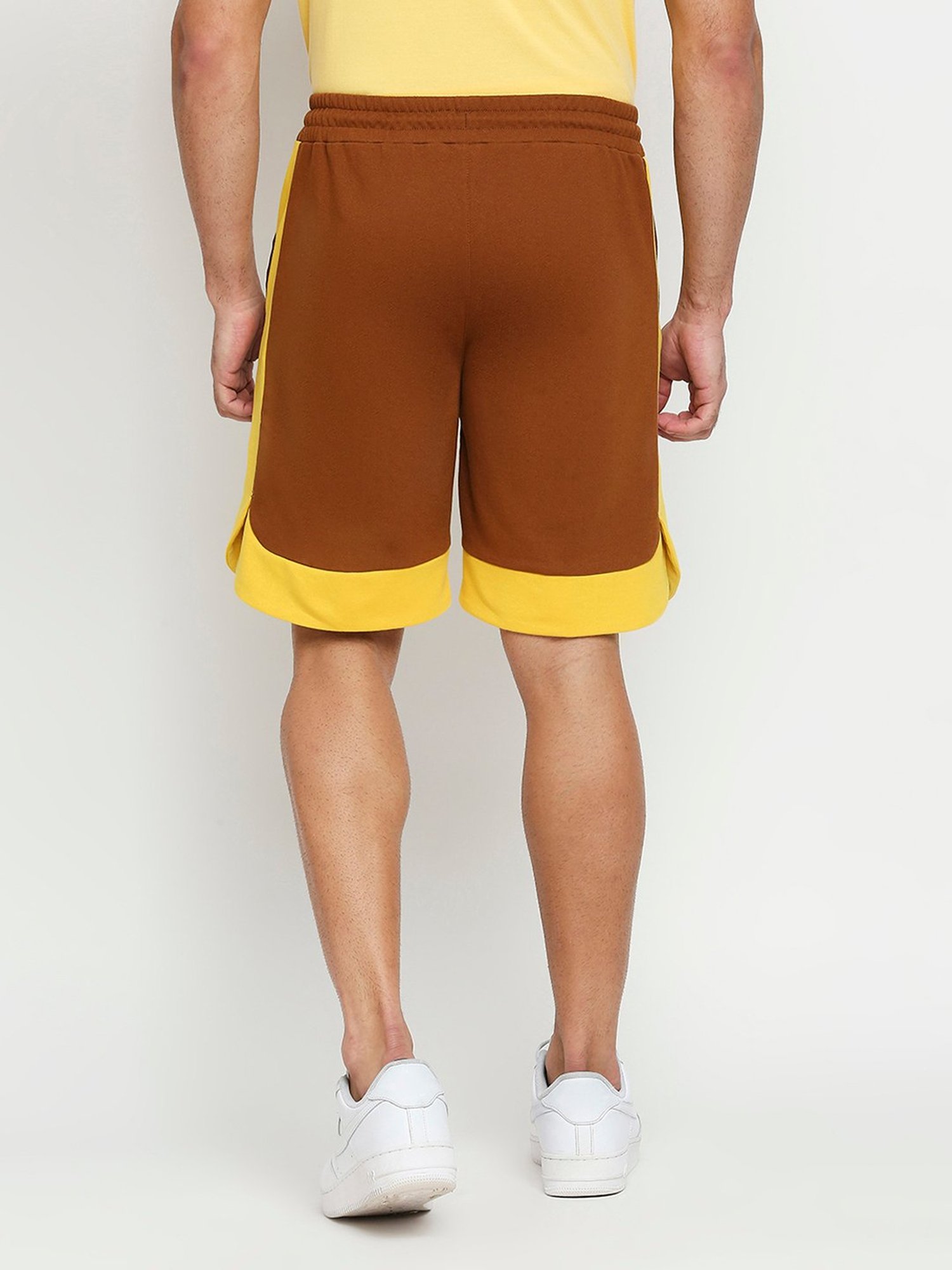 Fitz Brown Slim Fit Shorts