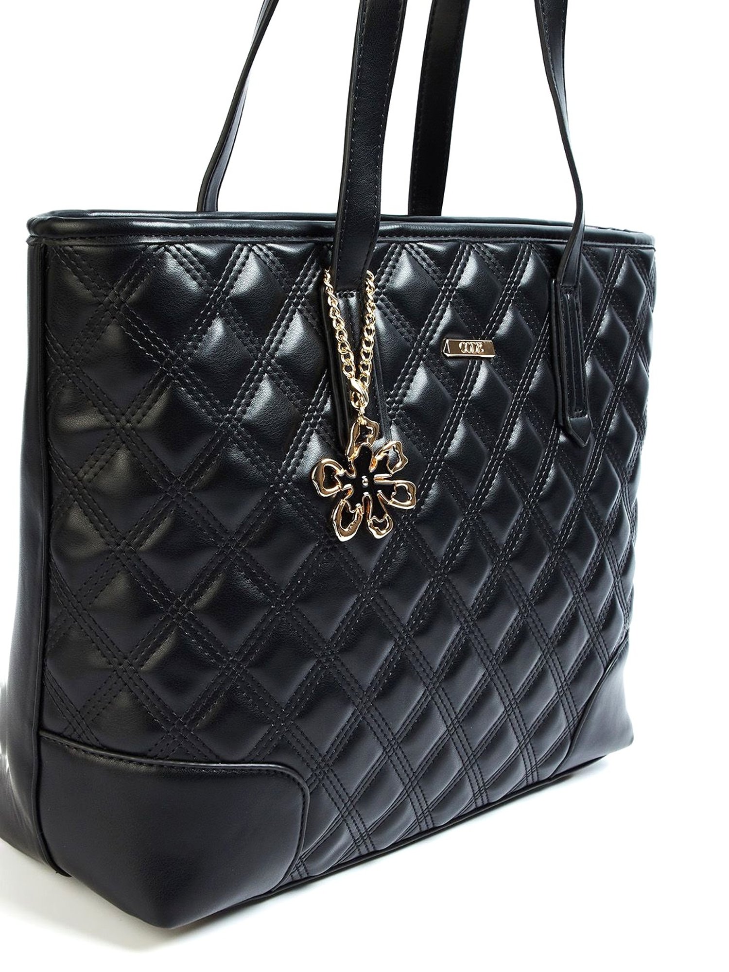 Code by Lifestyle Black Quilted Shoulder Bag