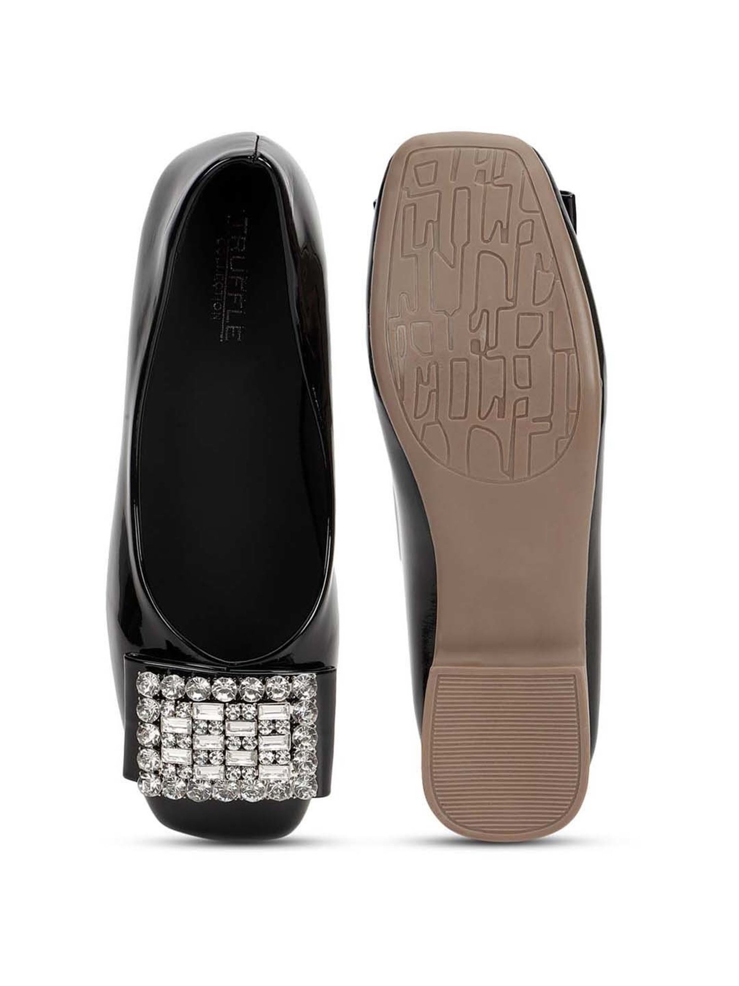 Truffle Collection Women's Black Casual Pumps