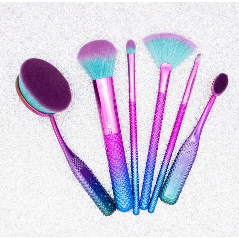 MODA Brush Prismatic 6pc Deluxe Gift Makeup Brush Set