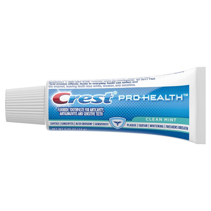 Crest Pro-Health Smooth Formula Clean Toothpaste - Mint - Trial Size - 0.85oz