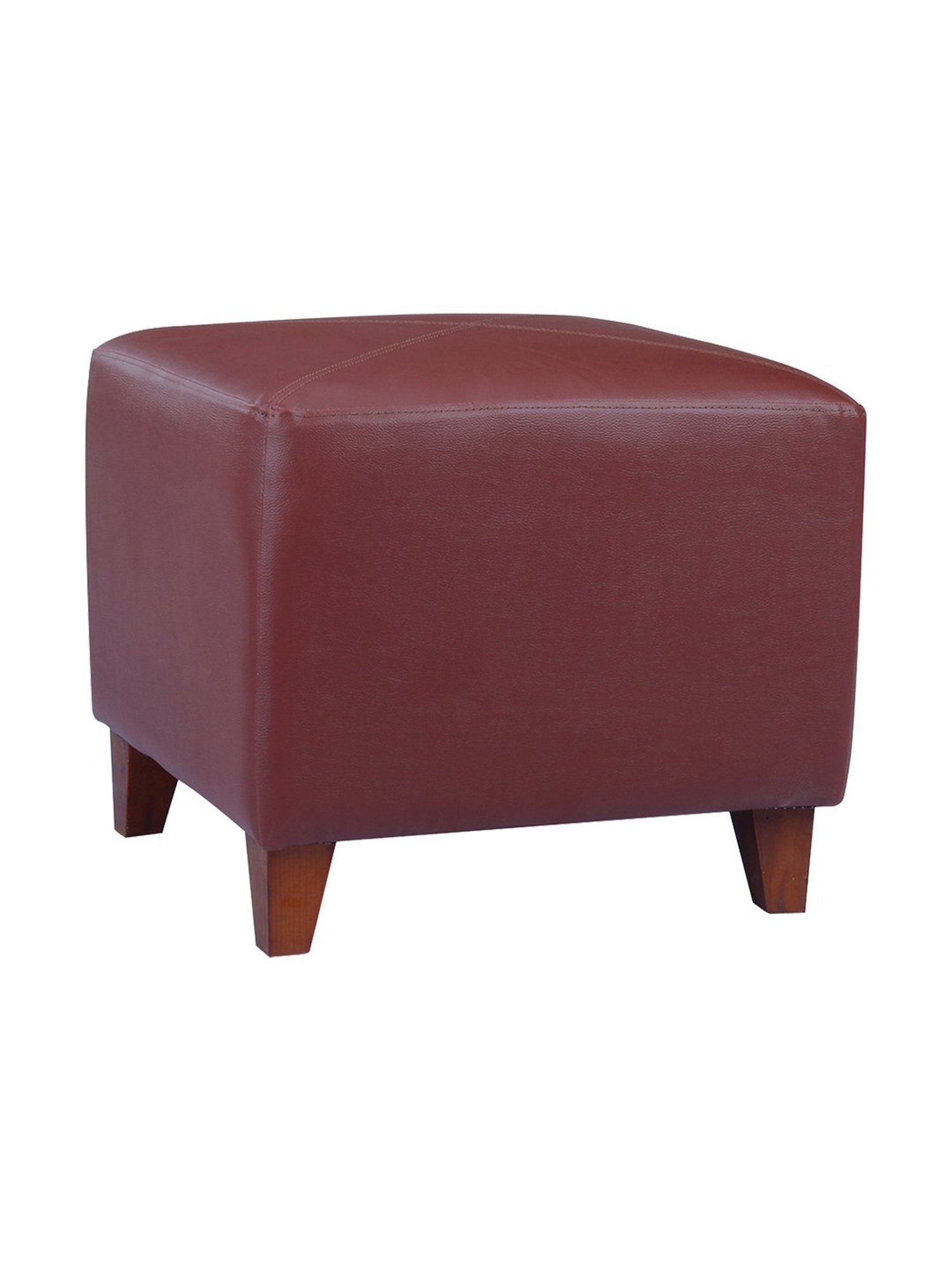 Chumbak Spring Marigold Floral Green Mango Wood Modern Trunk Storage Ottoman