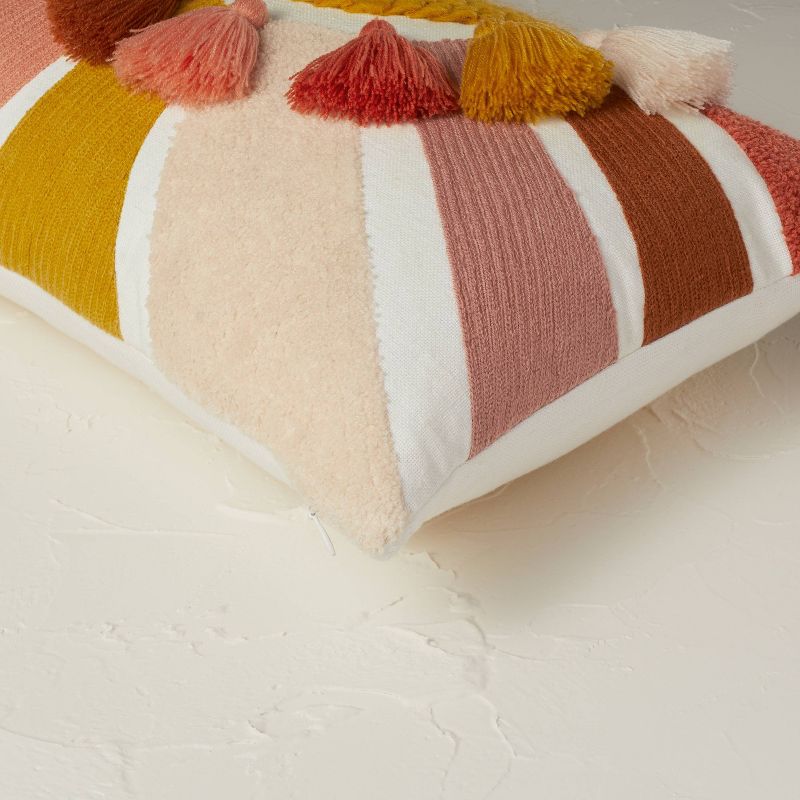 Embroidered Sun Lumbar Throw Pillow - Opalhouse™ designed with Jungalow™