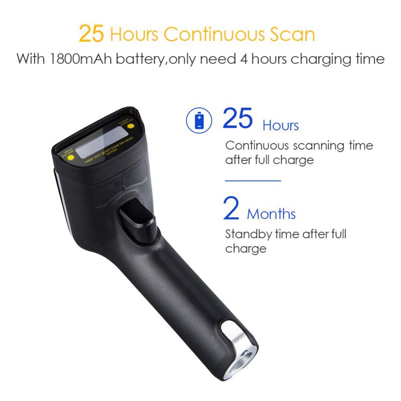 Long Cable Far Distance Ver Motorola Symbol RS409 Wearable Ring Barcode Scanner