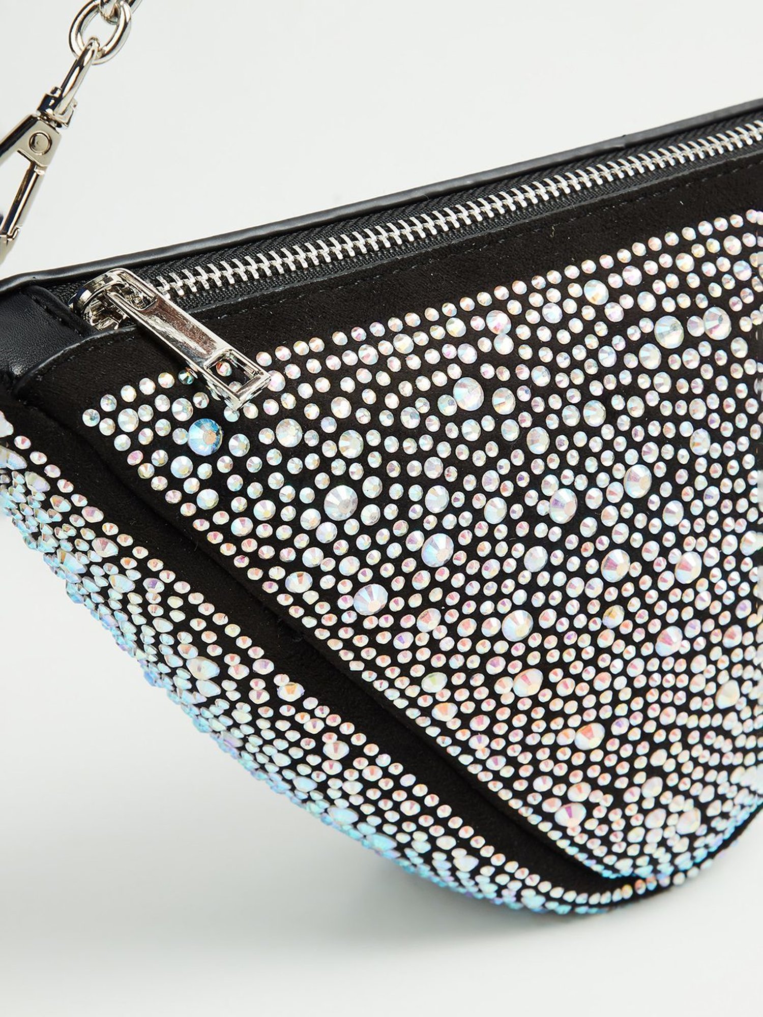 Code by Lifestyle Black Embellished Shoulder Bag