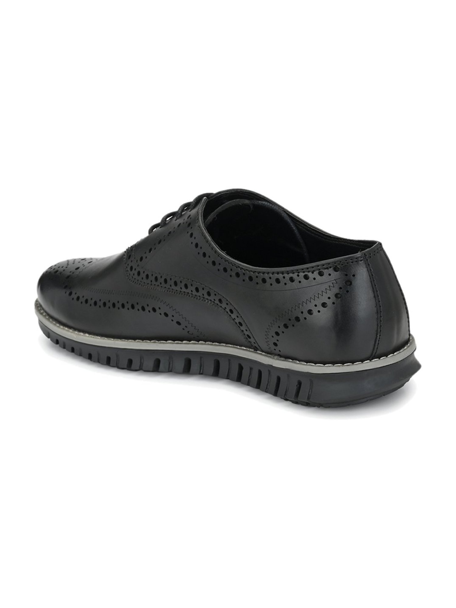 El Paso Black Casual Shoes